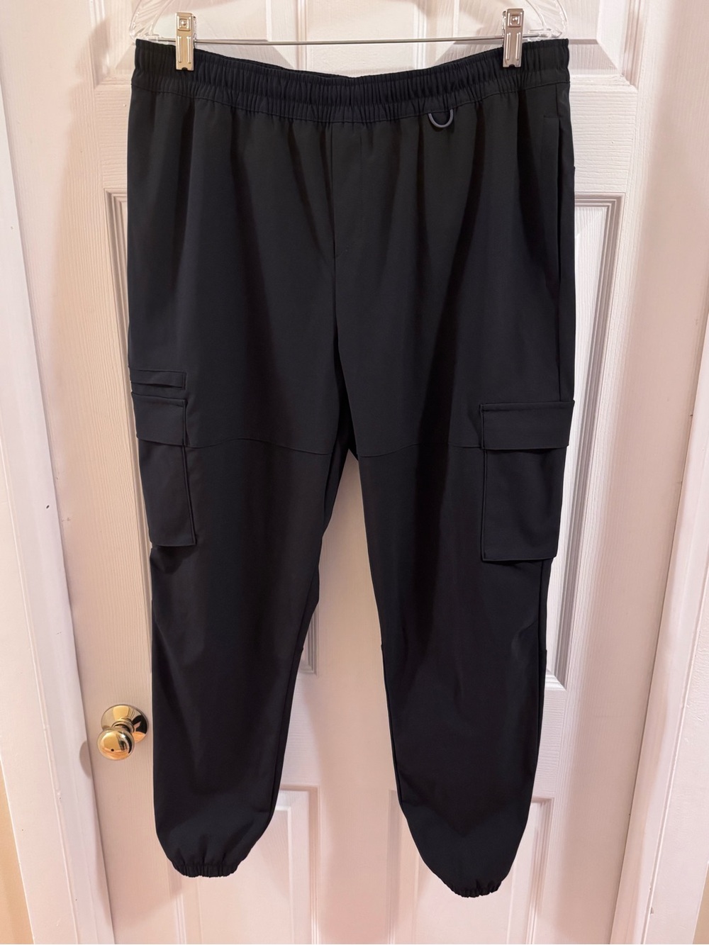 All in Motion Black Men's Cargo Stretch Jogger Pants